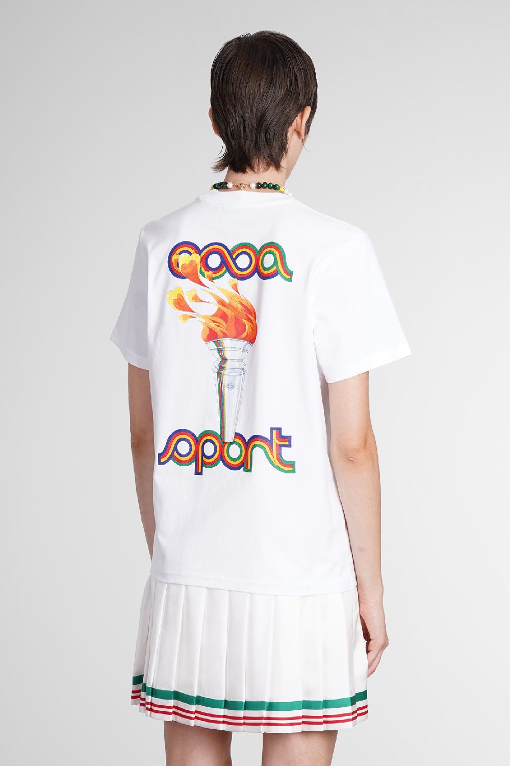 Deliberti Casablanca T-shirt in cotone bianco cod. 387112 - Deliberti The Luxury Shopping Hotsell