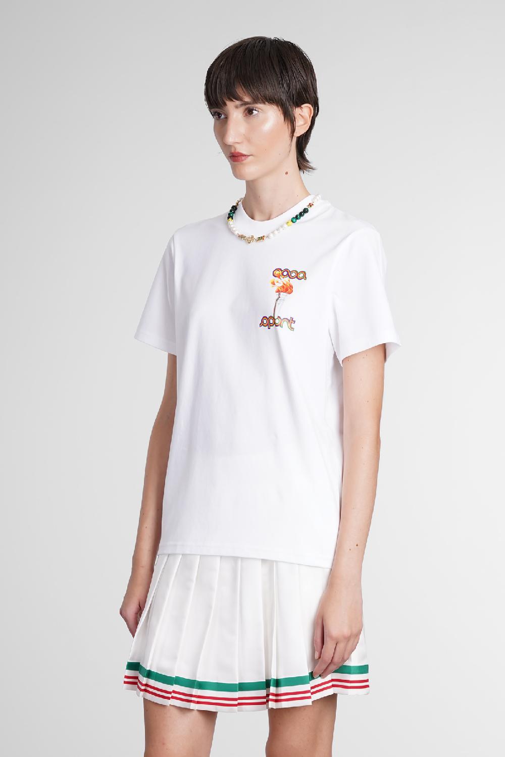 Deliberti Casablanca T-shirt in cotone bianco cod. 387112 - Deliberti The Luxury Shopping Hotsell