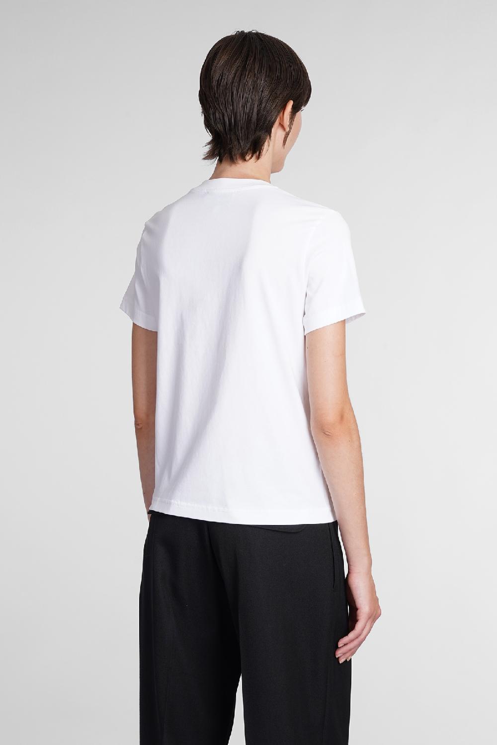Deliberti Casablanca T-shirt in cotone bianco cod. 384891 - Deliberti The Luxury Shopping Vendita Calda