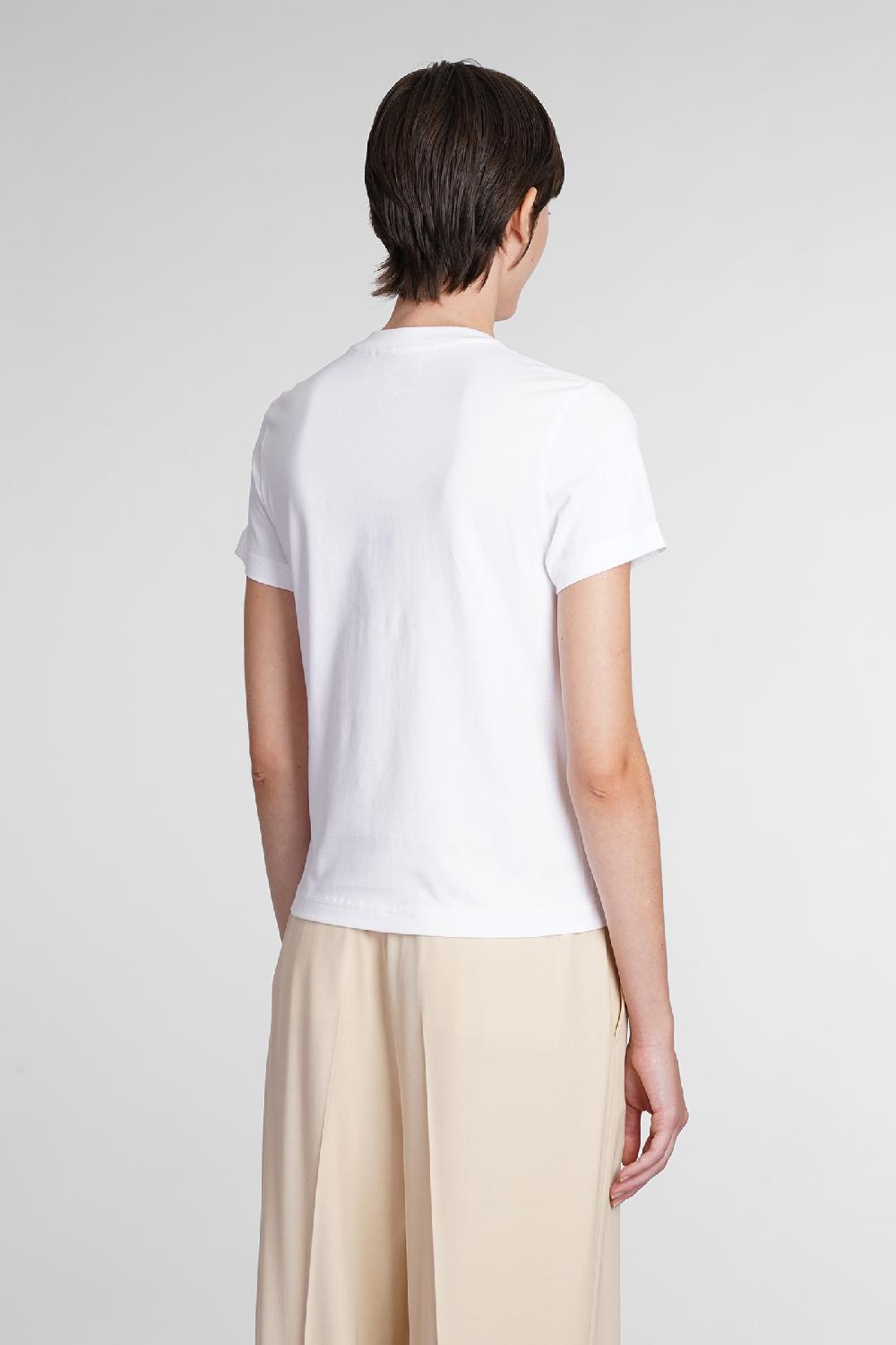 Deliberti Casablanca T-shirt in cotone bianco cod. 384569 - Deliberti The Luxury Shopping Vendita Economica