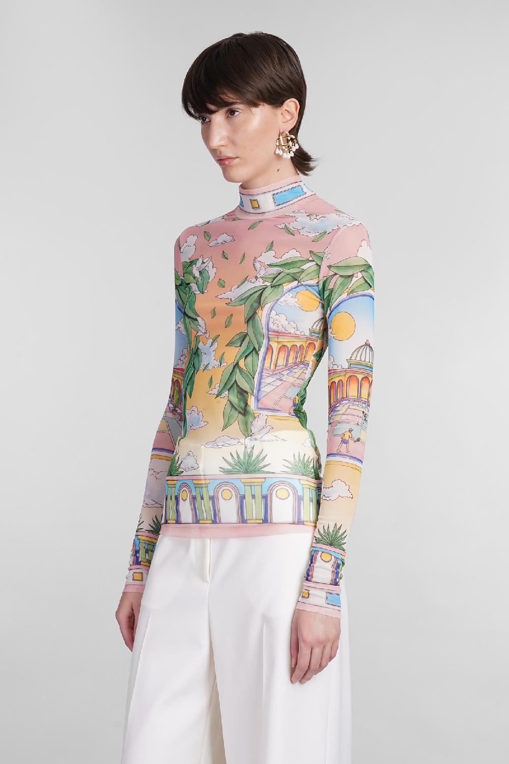 Deliberti Casablanca Topwear in poliestere multicolor cod. 402438 - Deliberti The Luxury Shopping Negozio