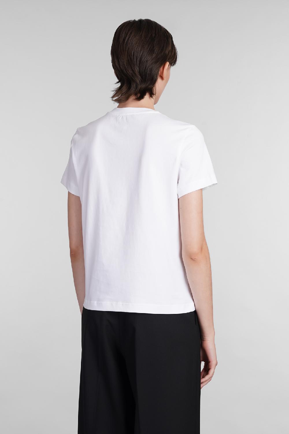 Deliberti Casablanca T-shirt in cotone bianco cod. 402439 - Deliberti The Luxury Shopping In Saldo