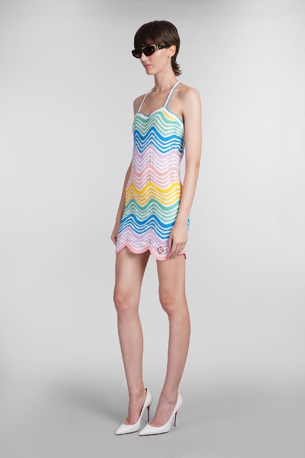 Deliberti Casablanca Abito in cotone multicolor cod. 402441 - Deliberti The Luxury Shopping Moda