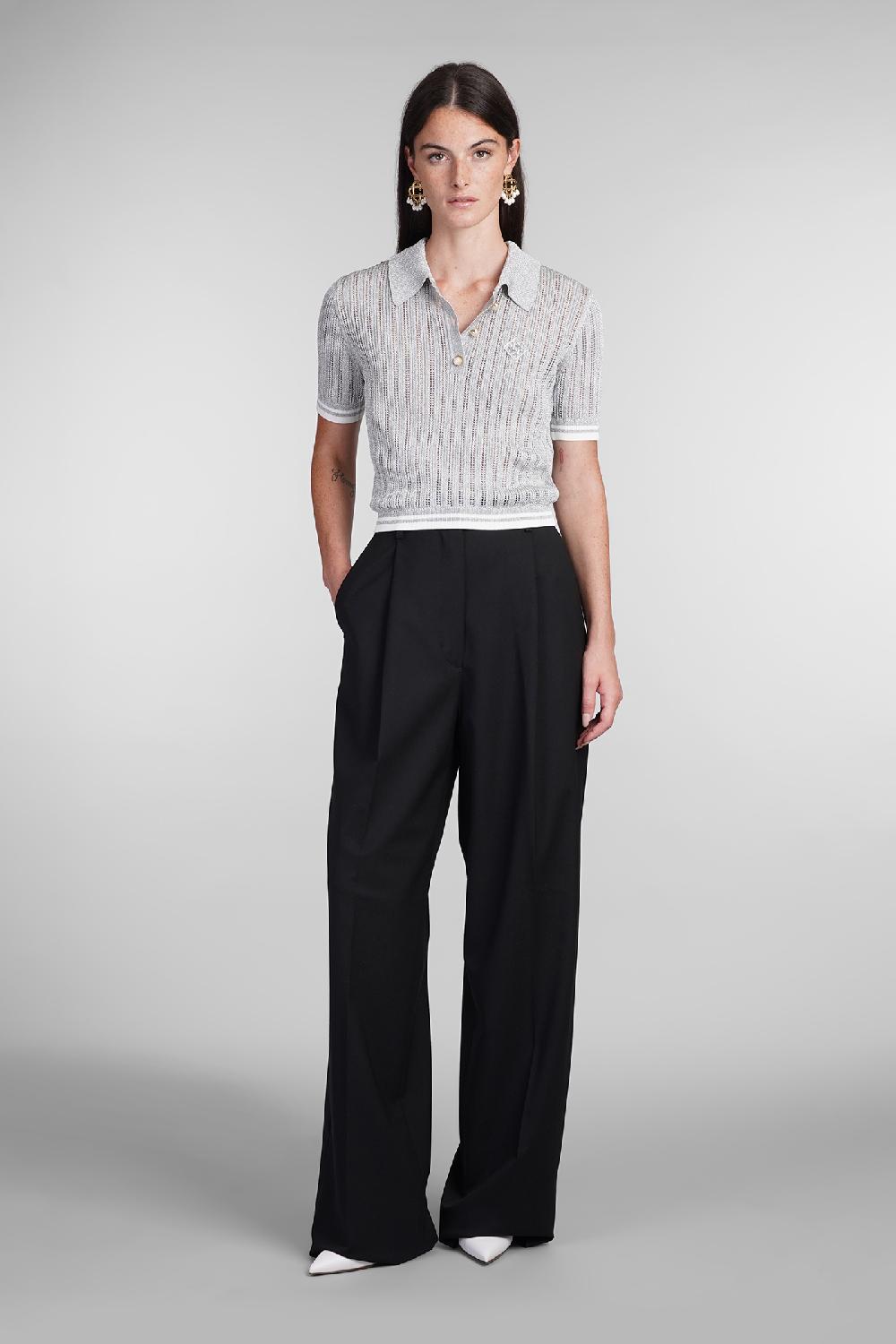 Deliberti Casablanca Polo in viscosa grigia cod. 404113 - Deliberti The Luxury Shopping Nuovo