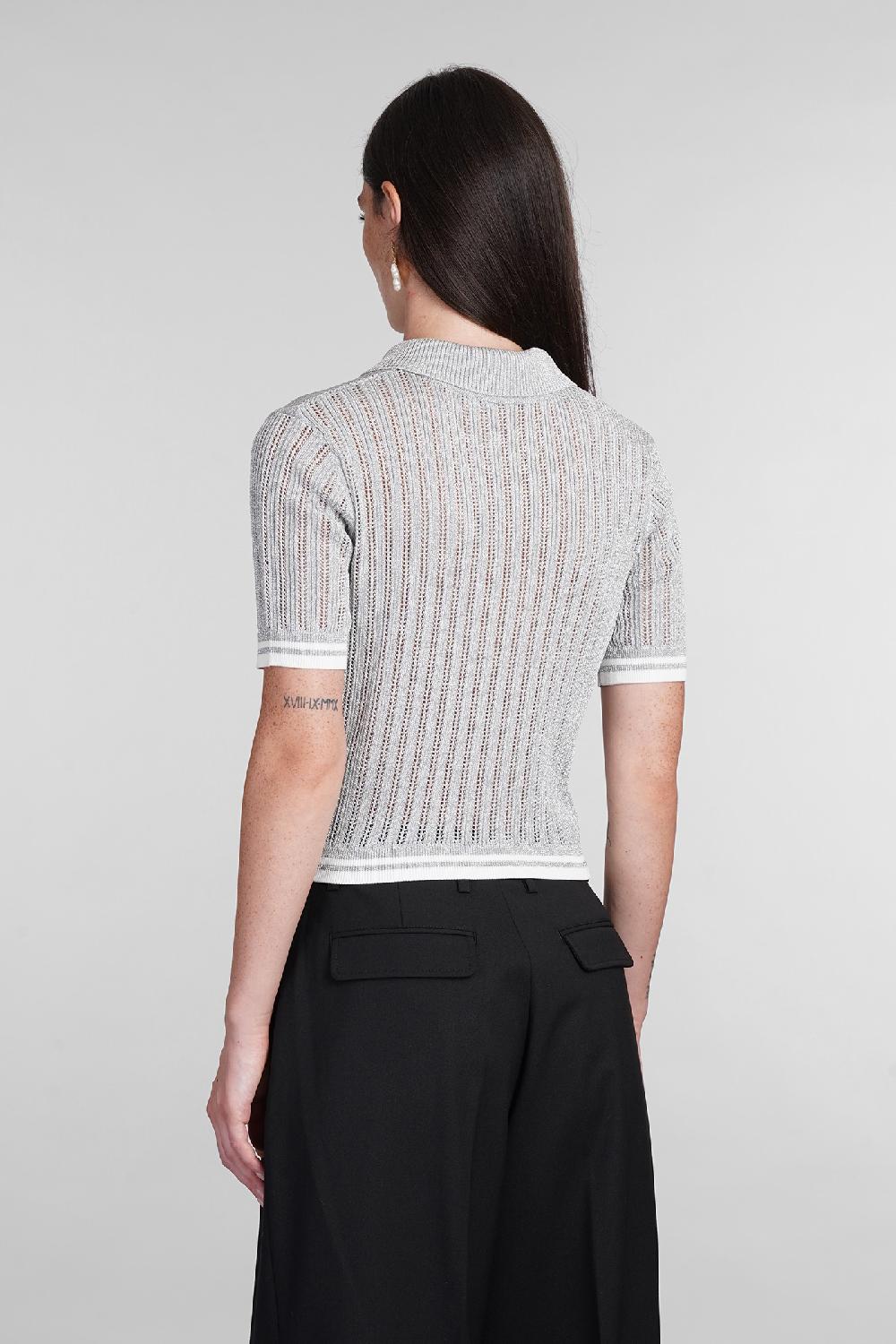Deliberti Casablanca Polo in viscosa grigia cod. 404113 - Deliberti The Luxury Shopping Nuovo