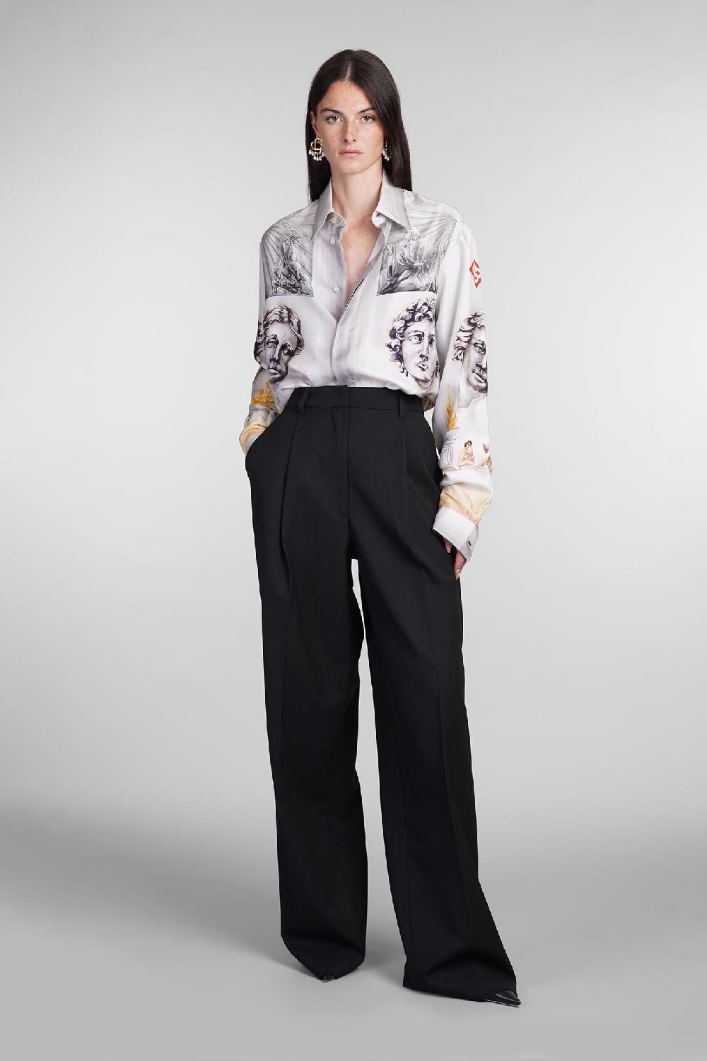 Deliberti Casablanca Camicia in seta grigia cod. 404996 - Deliberti The Luxury Shopping Vendita