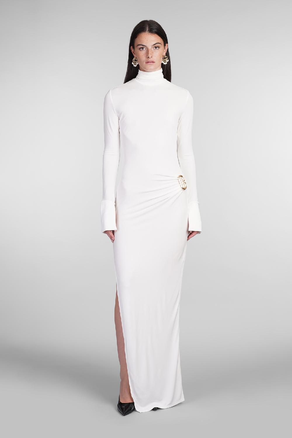 Deliberti Casablanca Abito in viscosa beige cod. 404998 - Deliberti The Luxury Shopping Pezzi Unici
