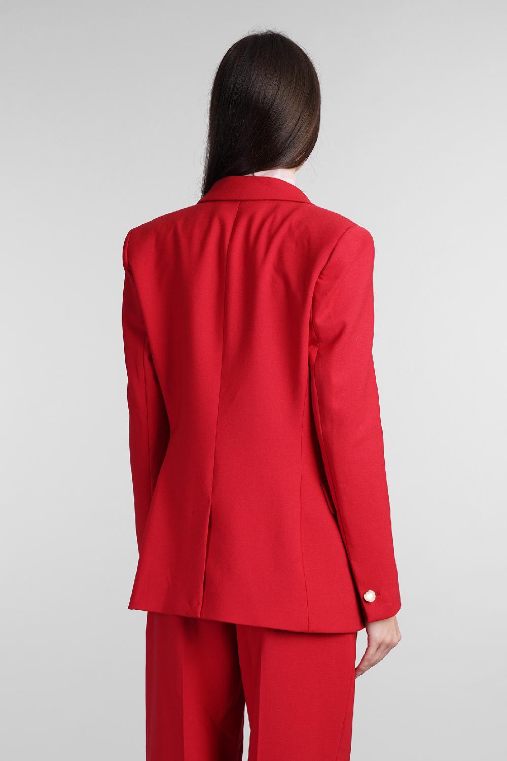Deliberti Casablanca Blazer in lana rossa cod. 409063 - Deliberti The Luxury Shopping Soddisfazione Garantita
