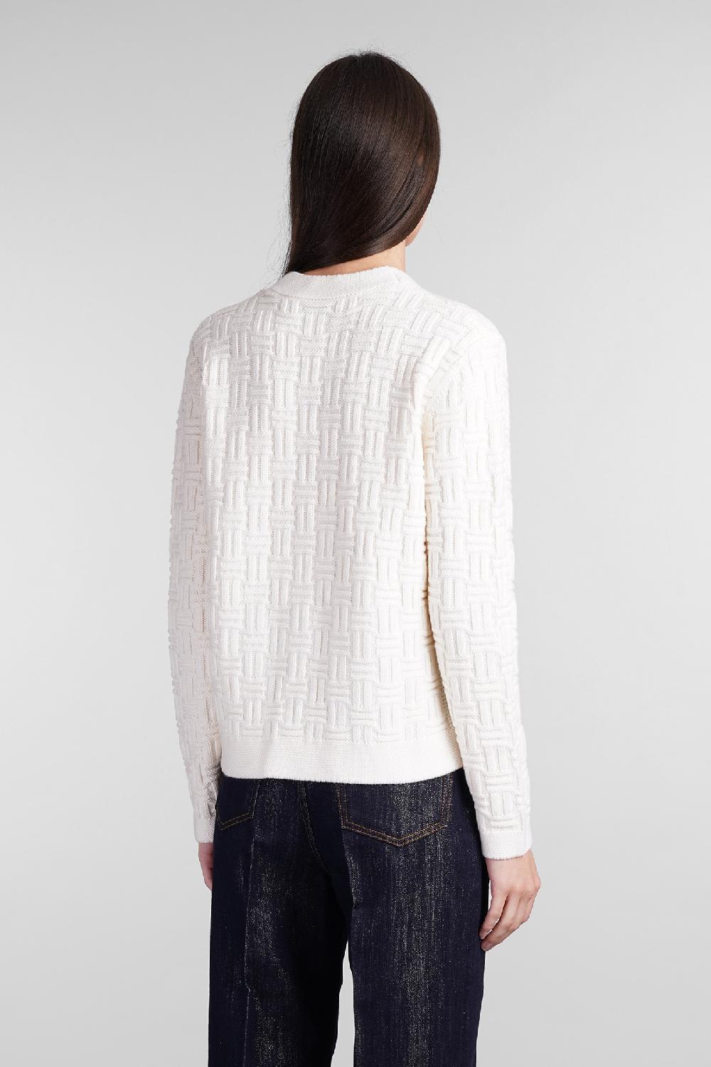 Deliberti Casablanca Cardigan in lana beige cod. 409064 - Deliberti The Luxury Shopping Negozi Online