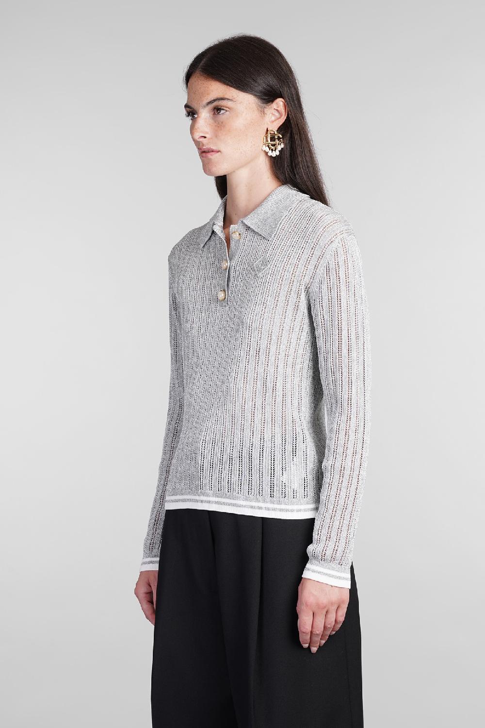 Deliberti Casablanca Polo in viscosa grigia cod. 405000 - Deliberti The Luxury Shopping Acquista Ora
