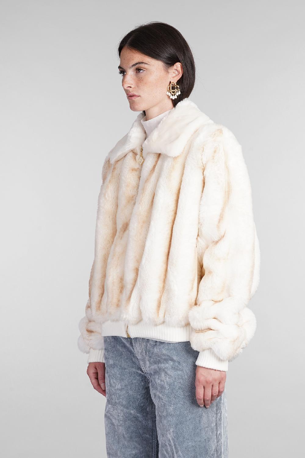 Deliberti Casablanca Pelliccia in poliestere beige cod. 405001 - Deliberti The Luxury Shopping Promozione Limitata