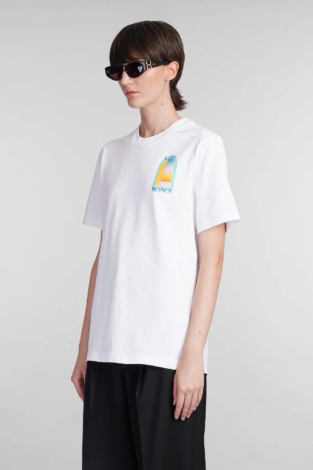 Deliberti Casablanca T-shirt in cotone bianco cod. 402434 - Deliberti The Luxury Shopping Convenienza