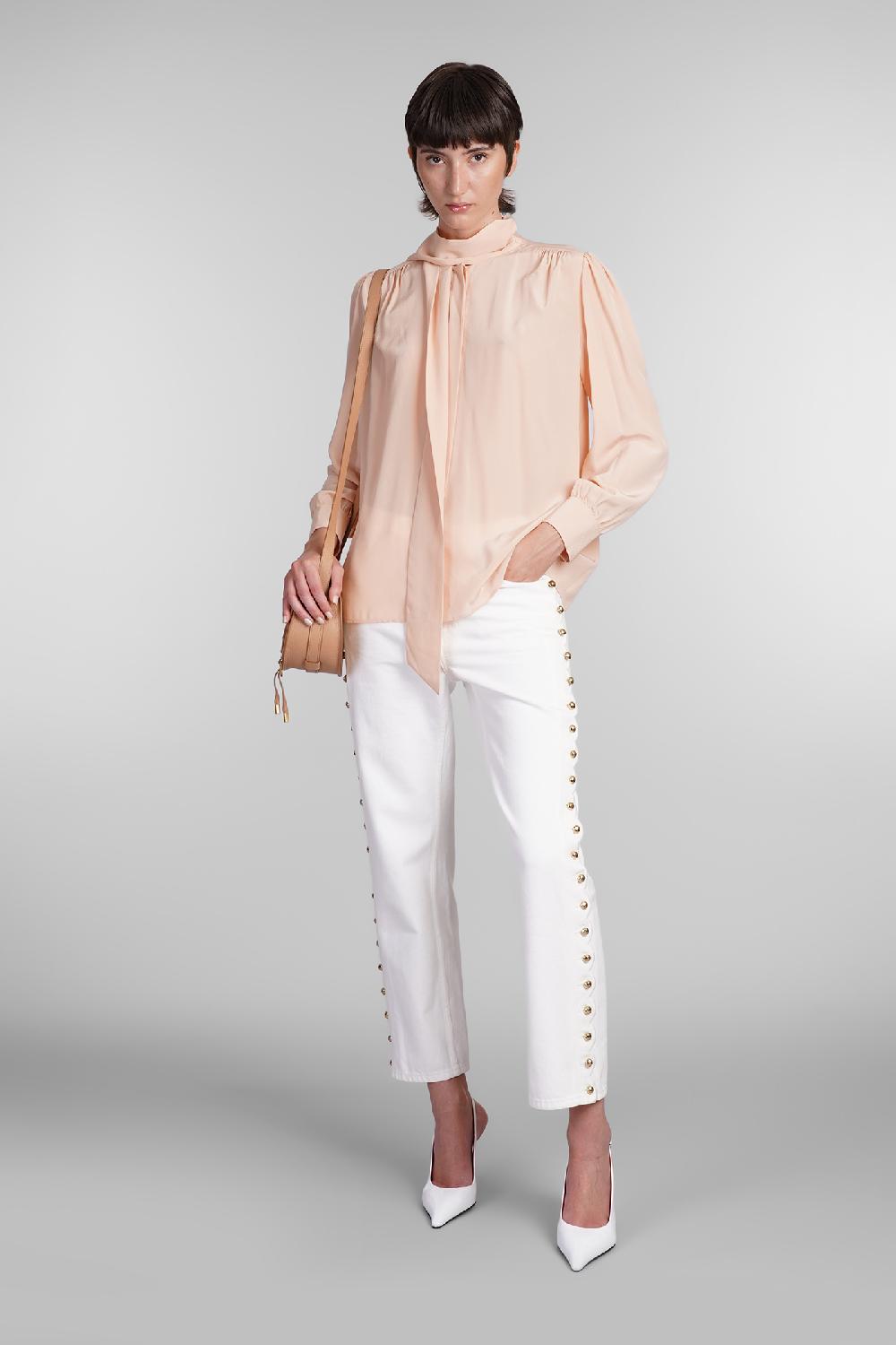 Deliberti Chloé Camicia in seta rosa cod. 404206 - Deliberti The Luxury Shopping Saldi