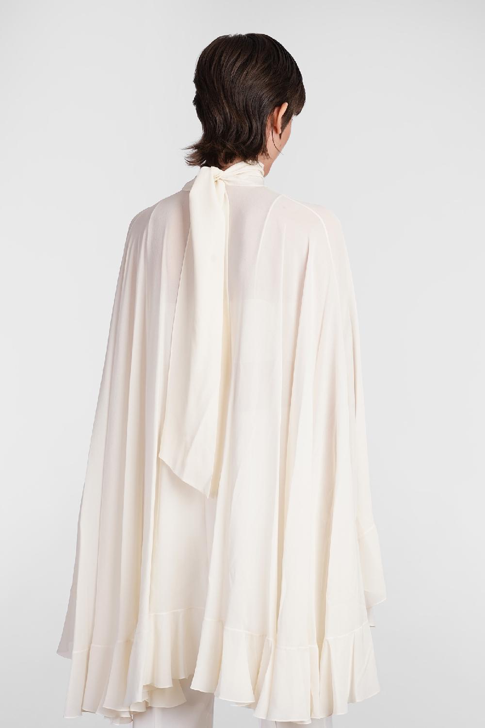 Deliberti Chloé Blusa in seta beige cod. 406244 - Deliberti The Luxury Shopping Vendite Flash