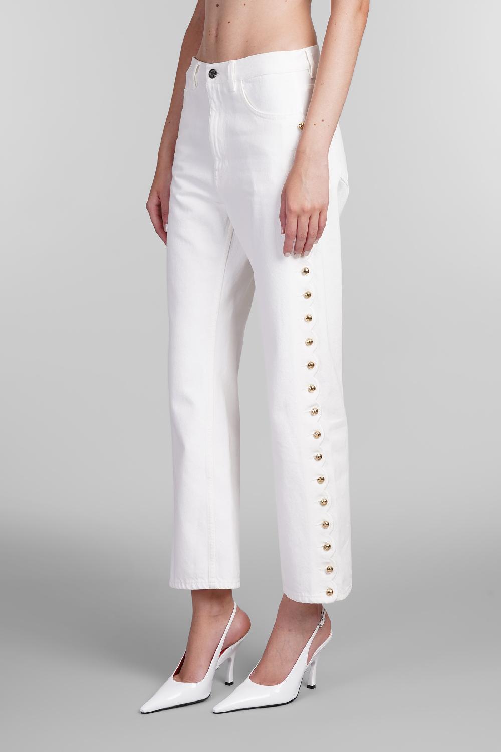Deliberti Chloé Jeans in denim bianco cod. 404211 - Deliberti The Luxury Shopping Moda