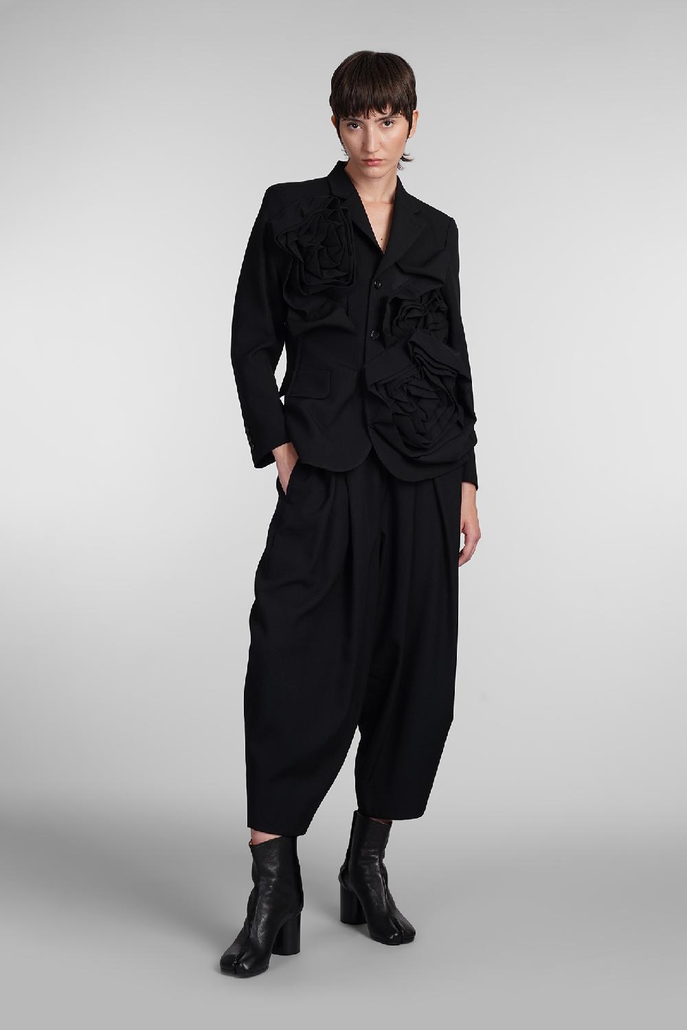 Deliberti Comme des Garcons Blazer in lana nera cod. 407127 - Deliberti The Luxury Shopping Nuovo