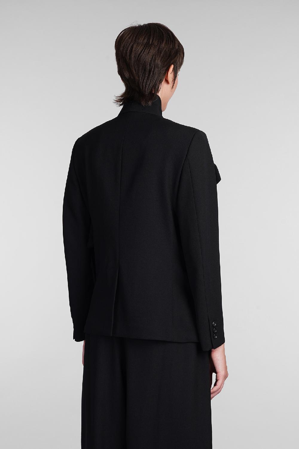 Deliberti Comme des Garcons Blazer in lana nera cod. 407127 - Deliberti The Luxury Shopping Nuovo