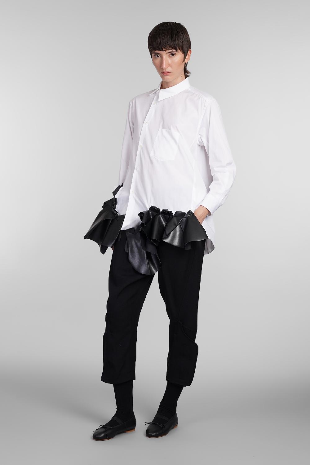 Deliberti Comme des Garcons Camicia in cotone bianco cod. 406921 - Deliberti The Luxury Shopping Promozione