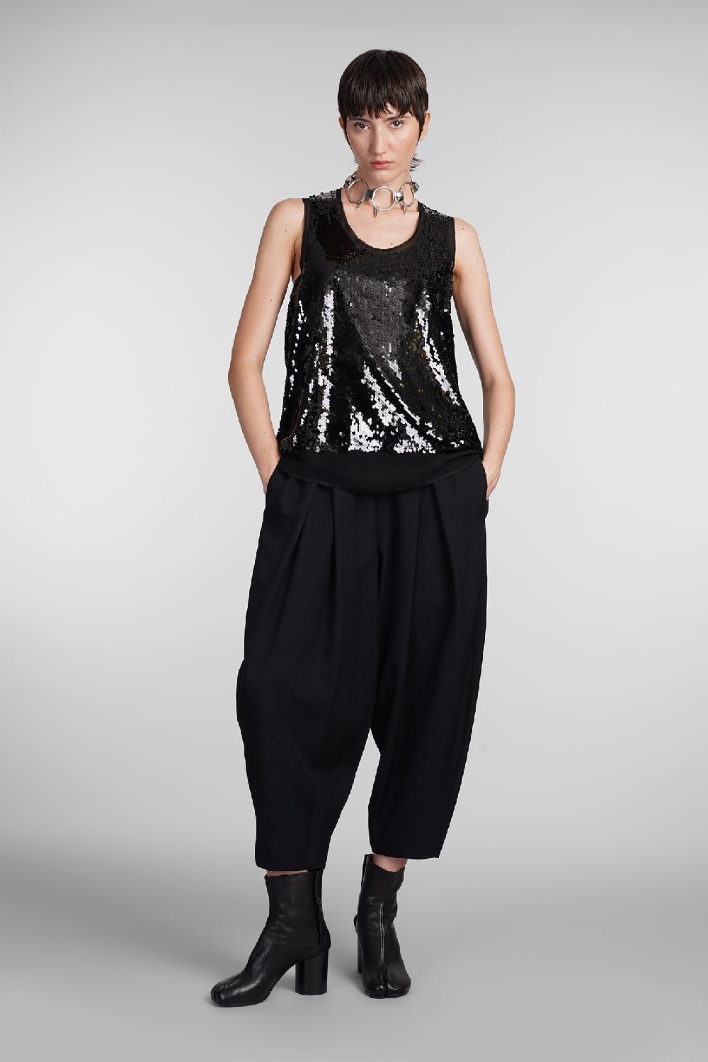 Deliberti Comme des Garcons Topwear in poliestere nero cod. 406923 - Deliberti The Luxury Shopping Pezzi Unici