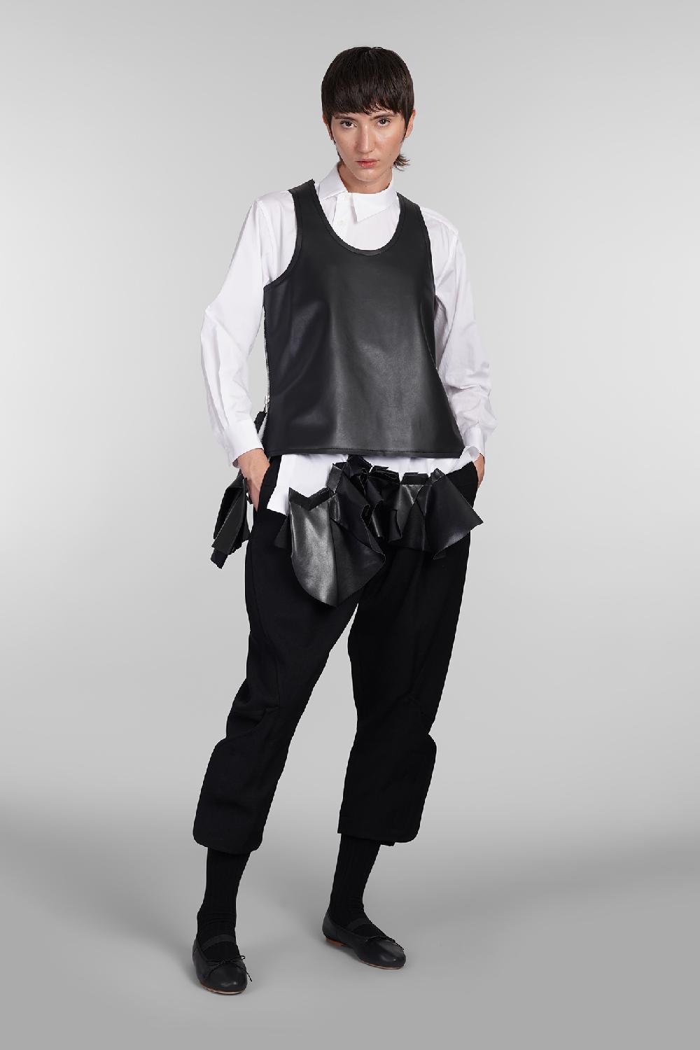 Deliberti Comme des Garcons Pantalone in lana nera cod. 406924 - Deliberti The Luxury Shopping Soddisfazione Garantita