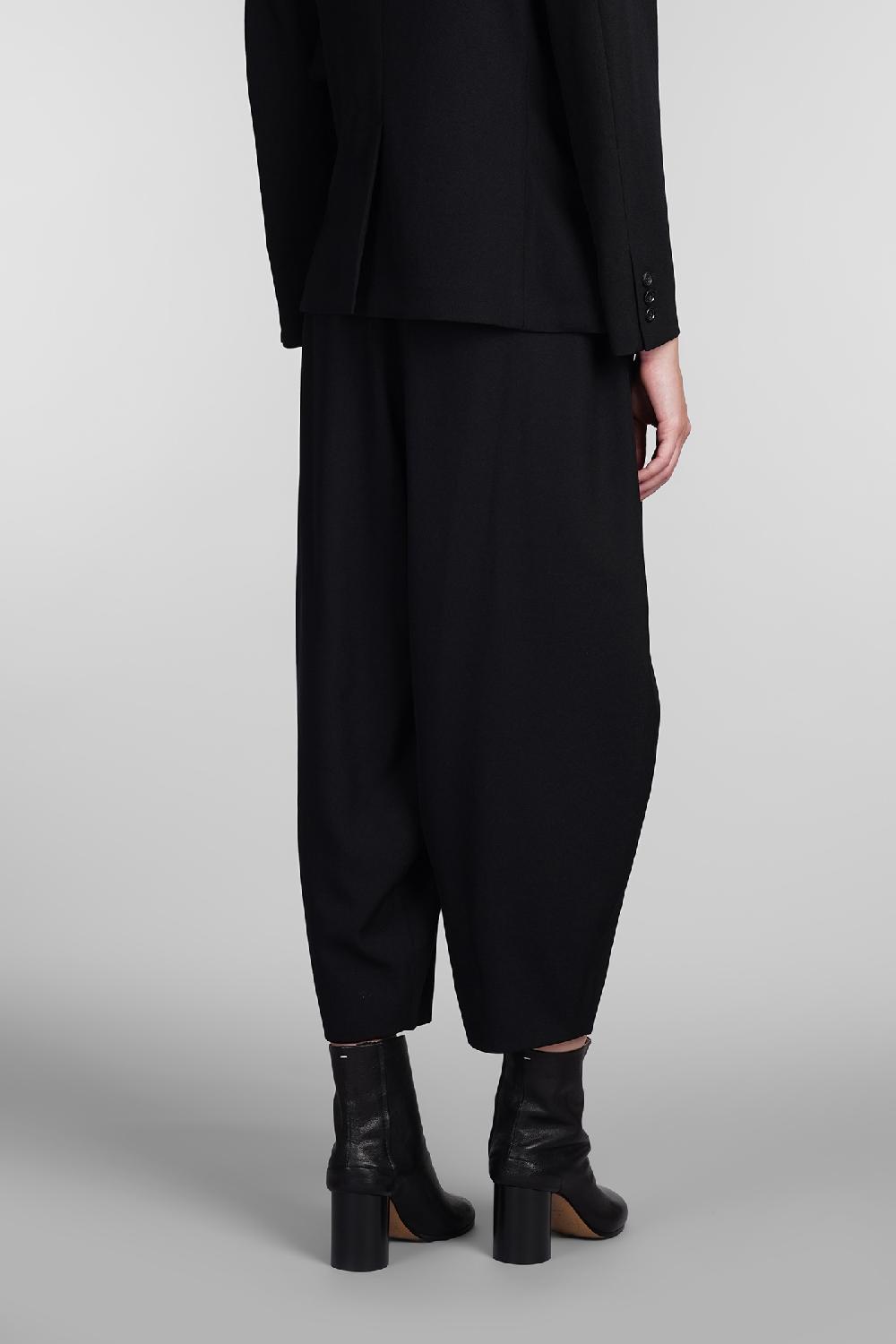 Deliberti Comme des Garcons Pantalone in lana nera cod. 406925 - Deliberti The Luxury Shopping Qualità Garantita