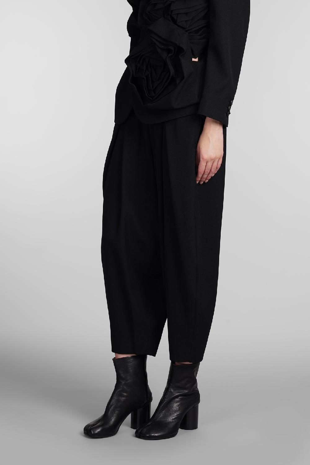Deliberti Comme des Garcons Pantalone in lana nera cod. 406925 - Deliberti The Luxury Shopping Qualità Garantita