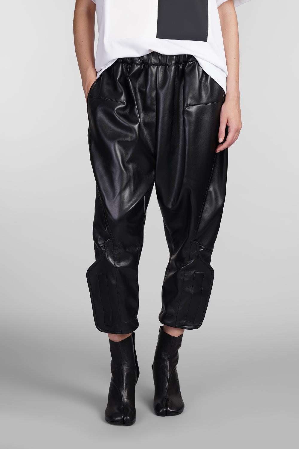 Deliberti Comme des Garcons Pantalone in poliuretano nero cod. 406926 - Deliberti The Luxury Shopping