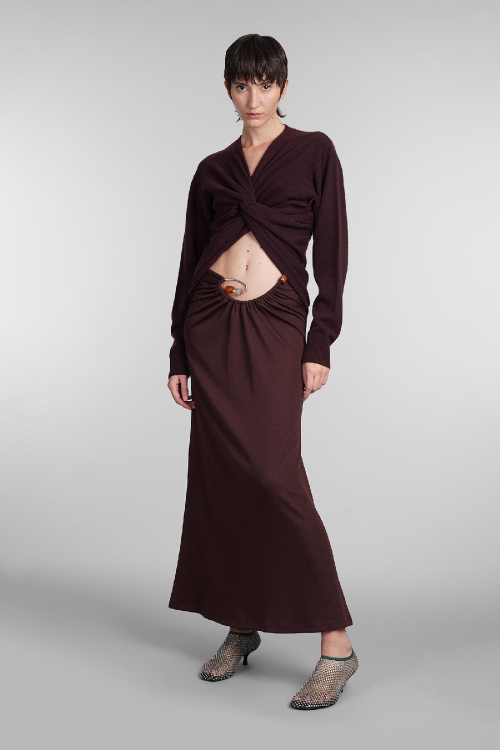 Deliberti Christopher Esber Maglia in cashmere bordeaux cod. 407677 - Deliberti The Luxury Shopping Fino Al -60%