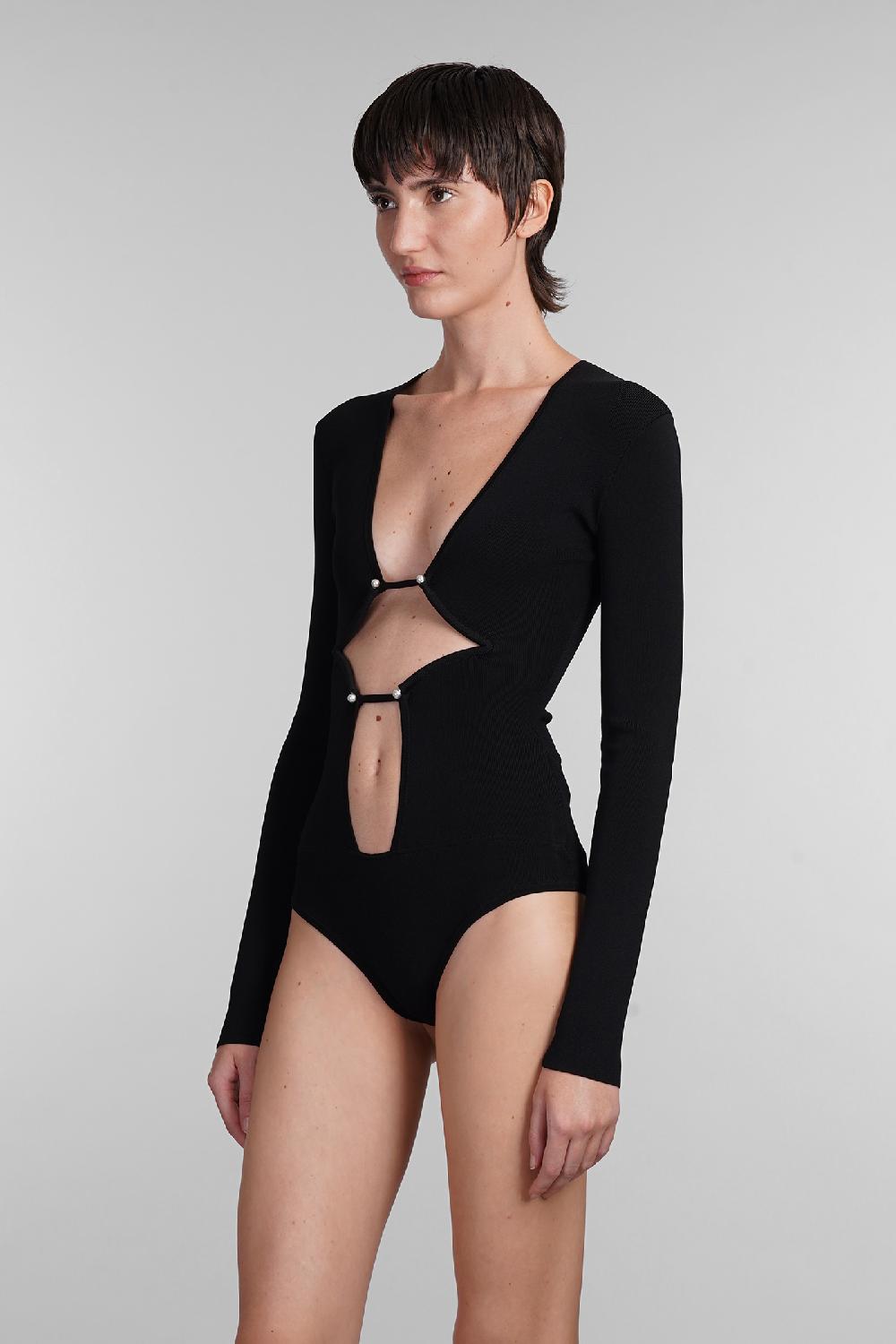 Deliberti Christopher Esber Body in viscosa nera cod. 407679 - Deliberti The Luxury Shopping Affare Del Giorno