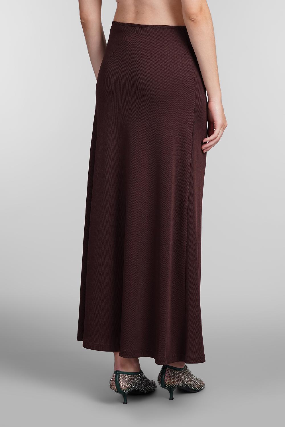 Deliberti Christopher Esber Gonna in poliestere bordeaux cod. 407680 - Deliberti The Luxury Shopping Prezzo Ridotto