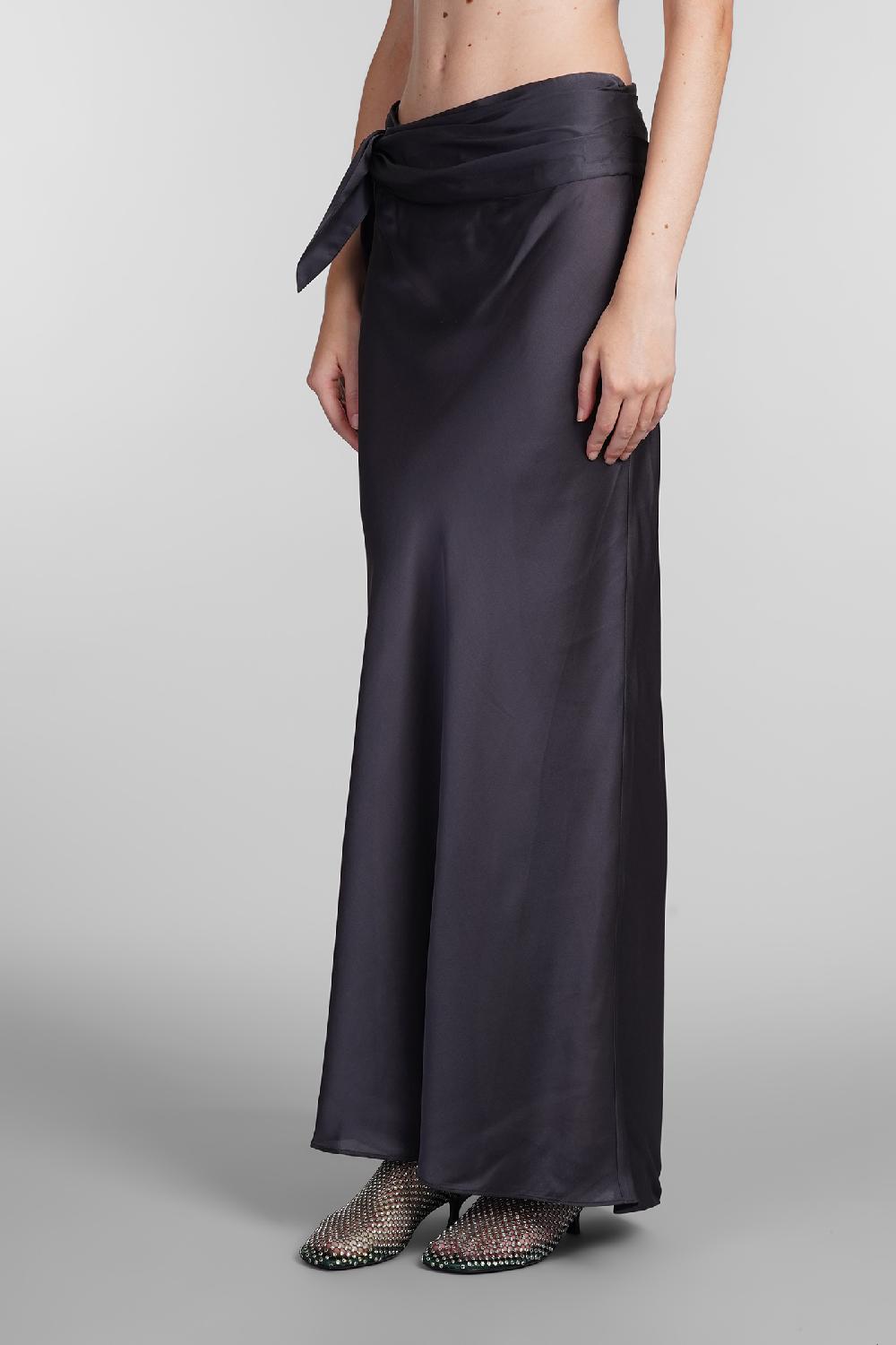 Deliberti Christopher Esber Gonna in seta grigia cod. 407682 - Deliberti The Luxury Shopping Convenienza