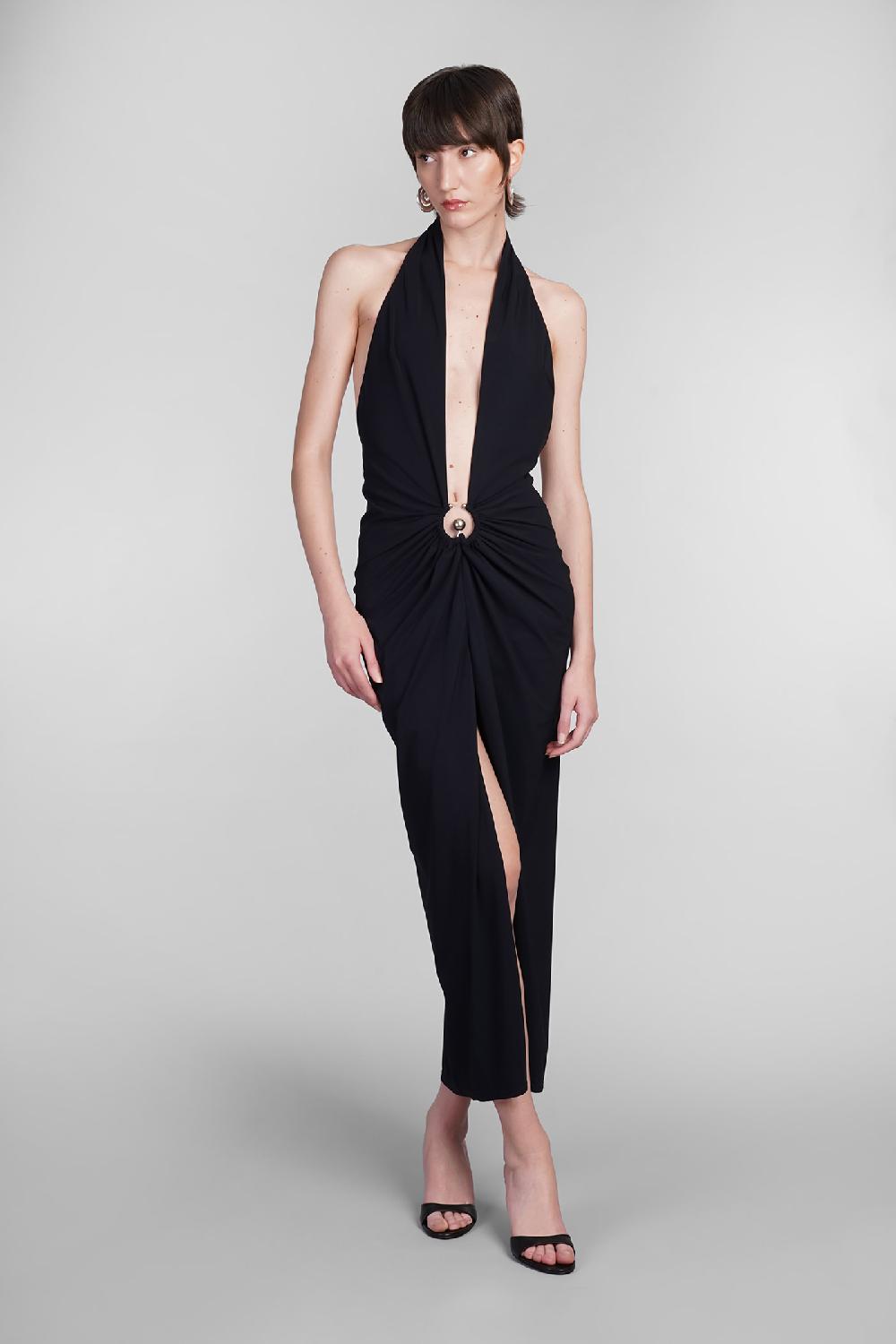 Deliberti Christopher Esber Abito in poliammide nera cod. 402354 - Deliberti The Luxury Shopping Presa
