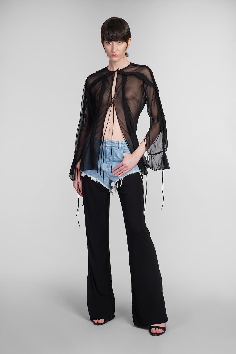 Deliberti Christopher Esber Camicia in seta nera cod. 402356 - Deliberti The Luxury Shopping Offerta