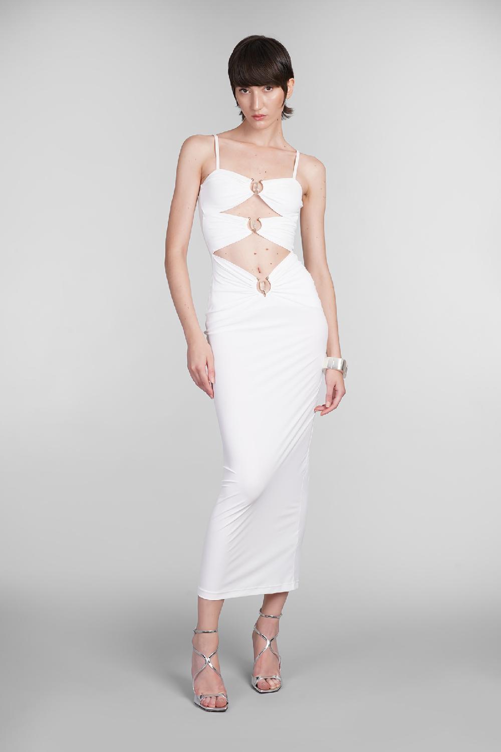 Deliberti Christopher Esber Abito in poliammide bianca cod. 402359 - Deliberti The Luxury Shopping Outlet
