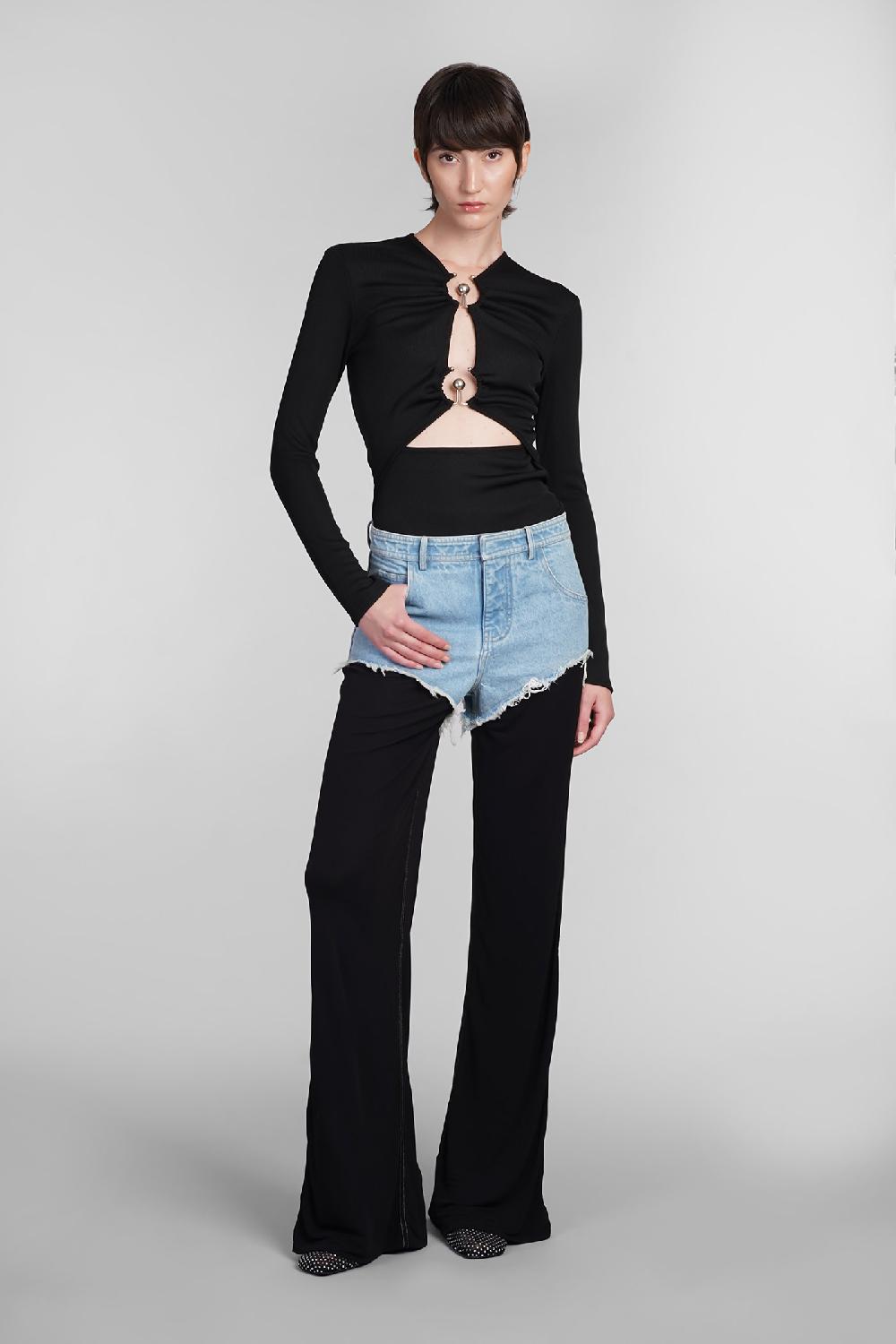 Deliberti Christopher Esber Topwear in poliestere nero cod. 402360 - Deliberti The Luxury Shopping In Vendita