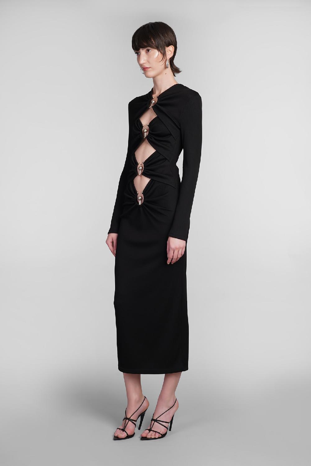 Deliberti Christopher Esber Abito in poliestere nero cod. 402361 - Deliberti The Luxury Shopping Saldi