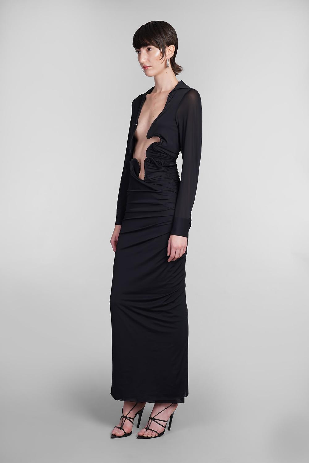 Deliberti Christopher Esber Abito in poliammide nera cod. 402364 - Deliberti The Luxury Shopping Vendita Calda