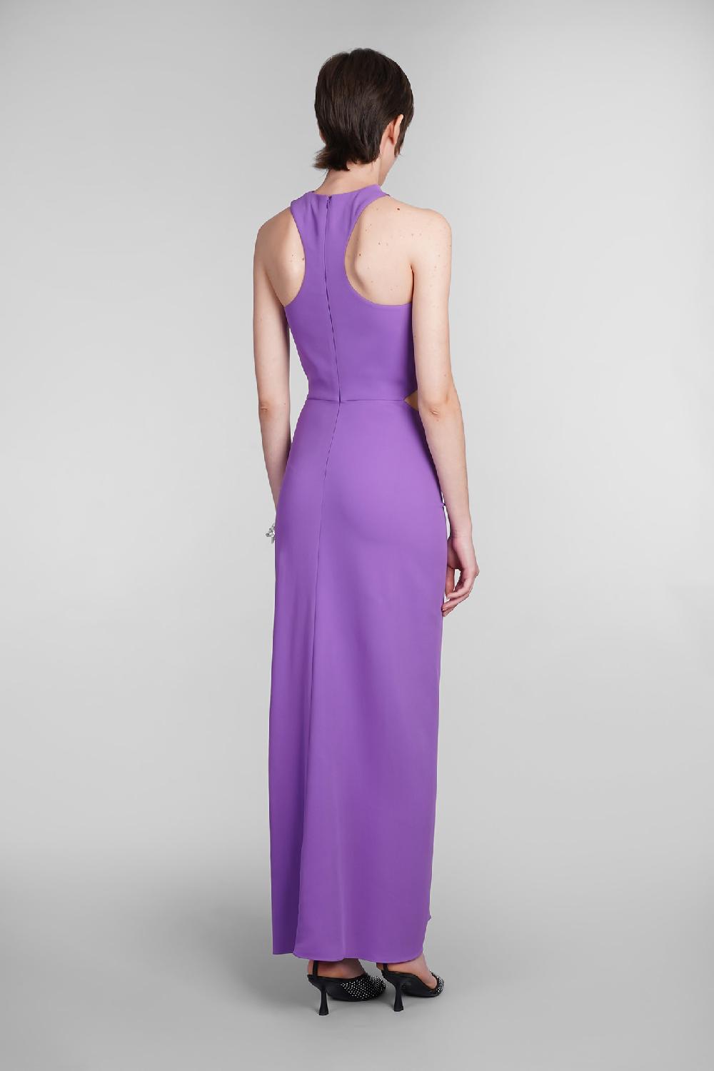 Deliberti Christopher Esber Abito in viscosa viola cod. 402368 - Deliberti The Luxury Shopping Vendita Economica