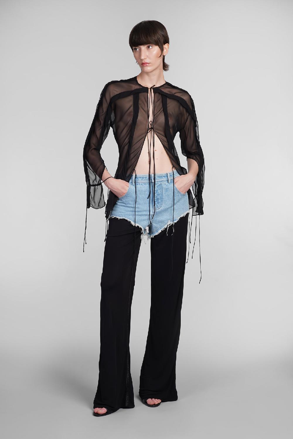 Deliberti Christopher Esber Jeans in cotone blu cod. 402372 - Deliberti The Luxury Shopping Negozio