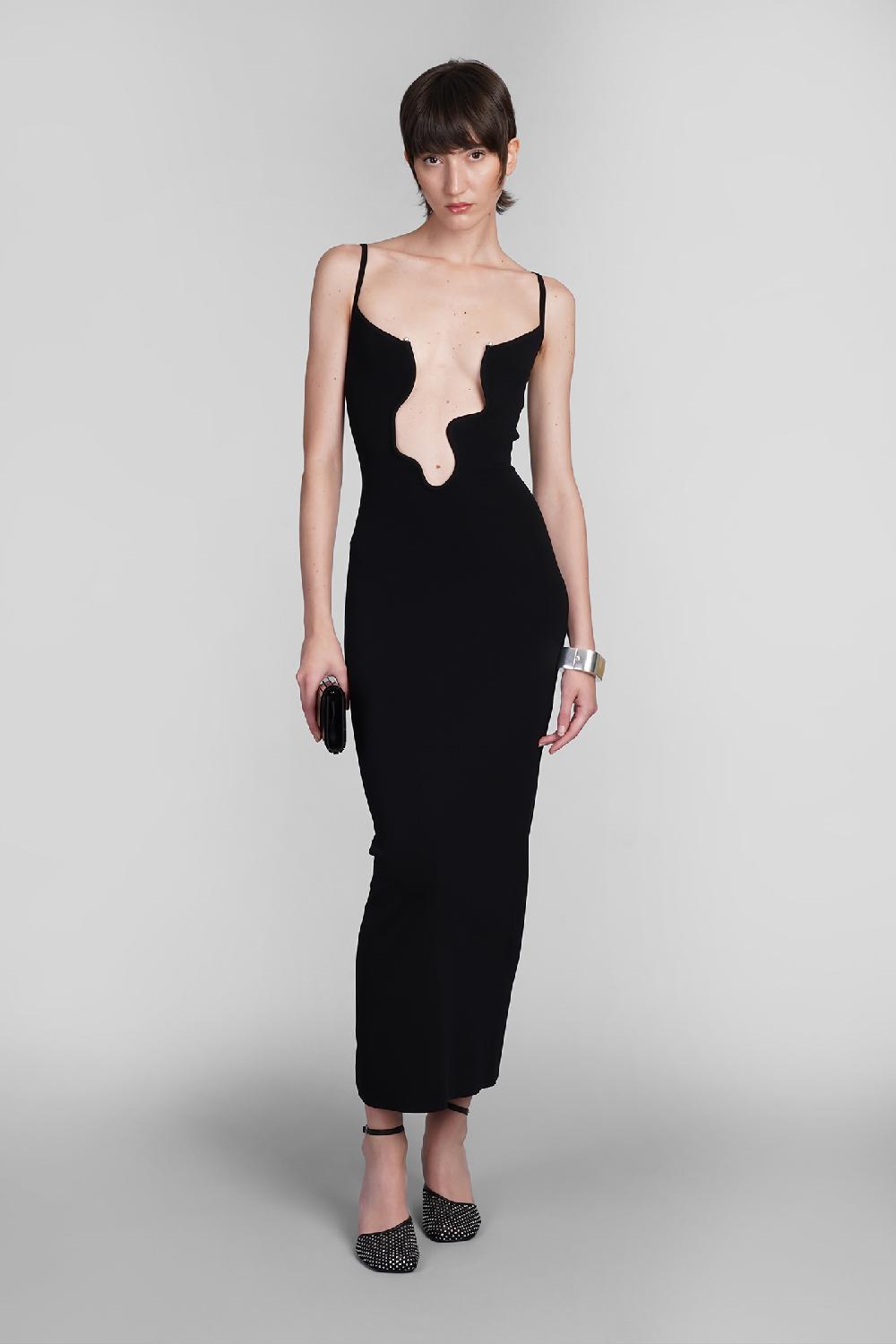 Deliberti Christopher Esber Abito in viscosa nera cod. 402373 - Deliberti The Luxury Shopping In Saldo