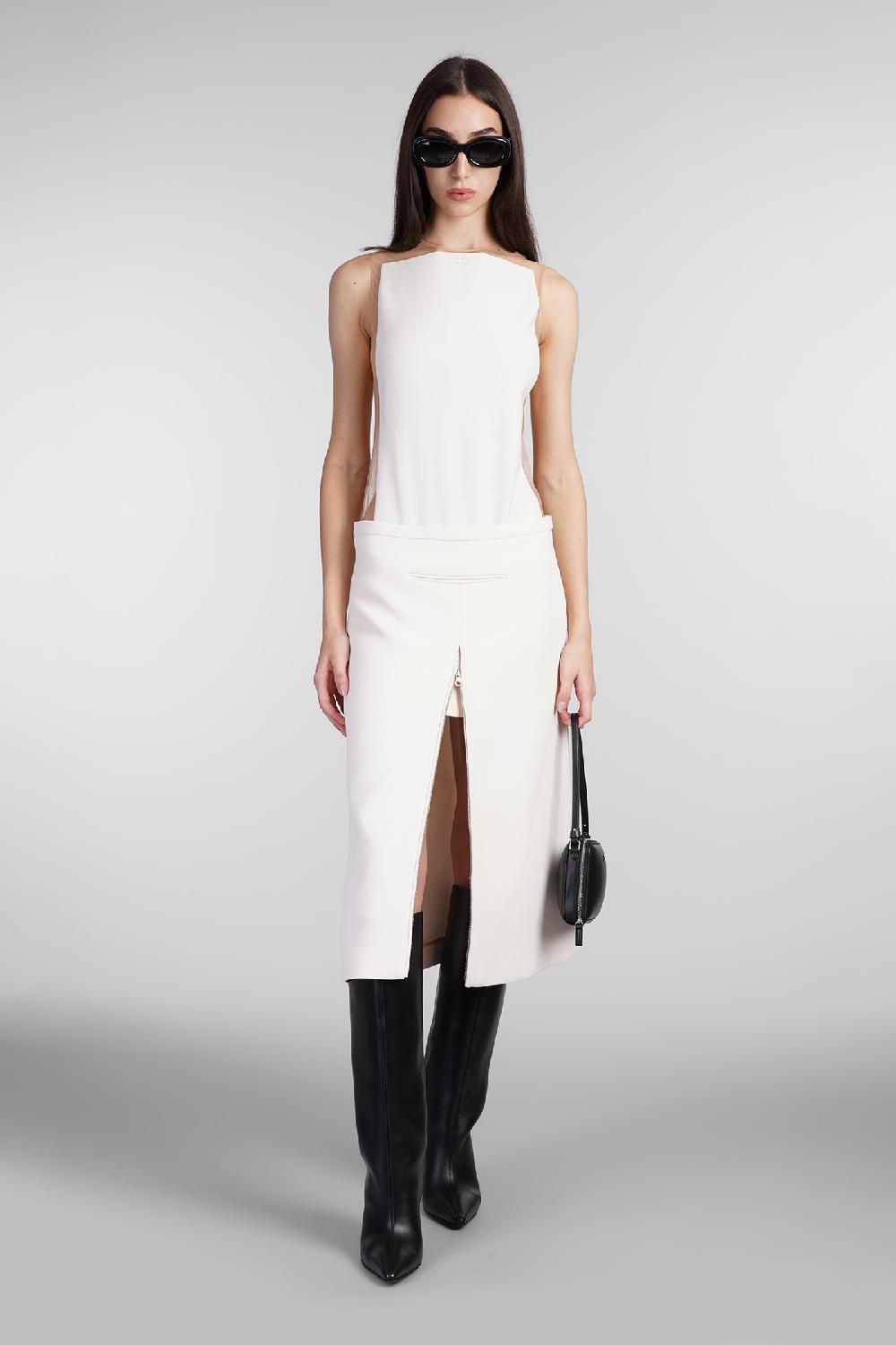 Deliberti Courreges Body in poliestere bianco cod. 409189 - Deliberti The Luxury Shopping 2025