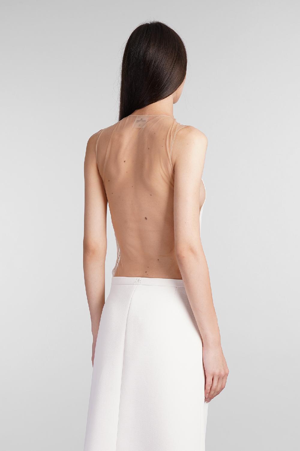 Deliberti Courreges Body in poliestere bianco cod. 409189 - Deliberti The Luxury Shopping 2025