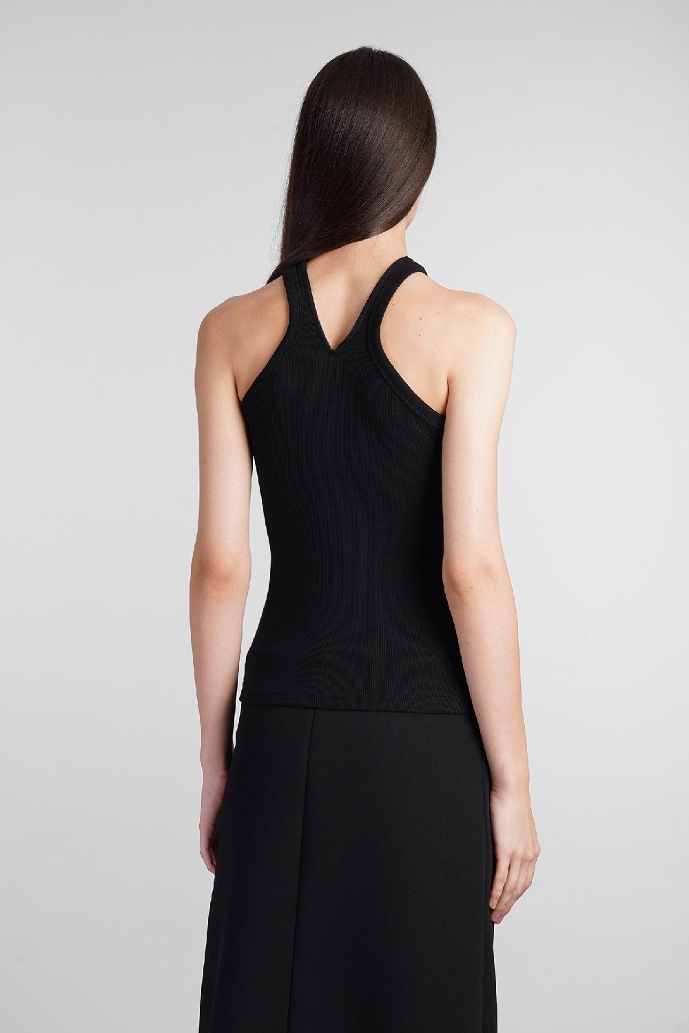 Deliberti Courreges Topwear in cotone nero cod. 408566 - Deliberti The Luxury Shopping In Linea