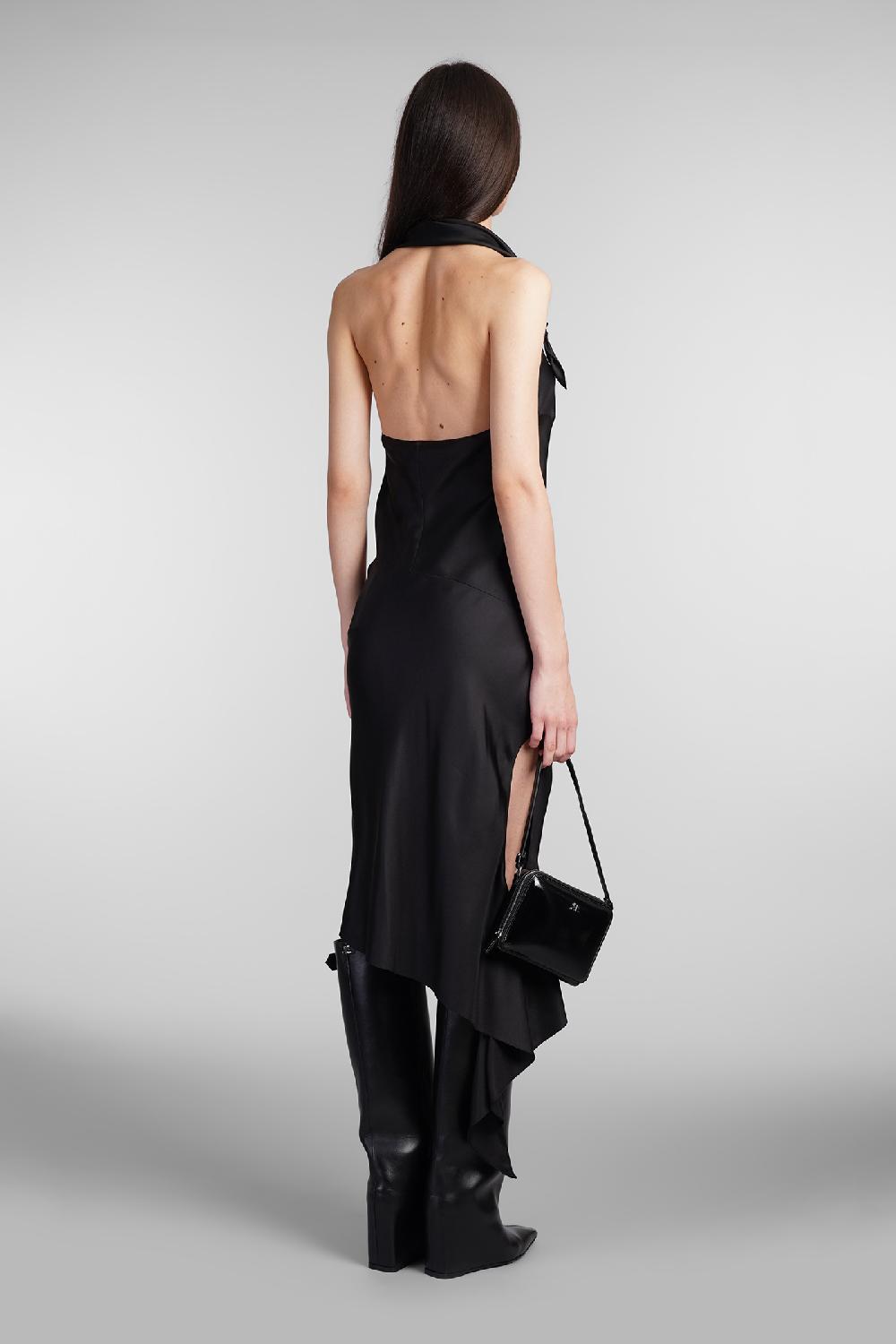 Deliberti Courreges Abito in seta nera cod. 409346 - Deliberti The Luxury Shopping Nuovo