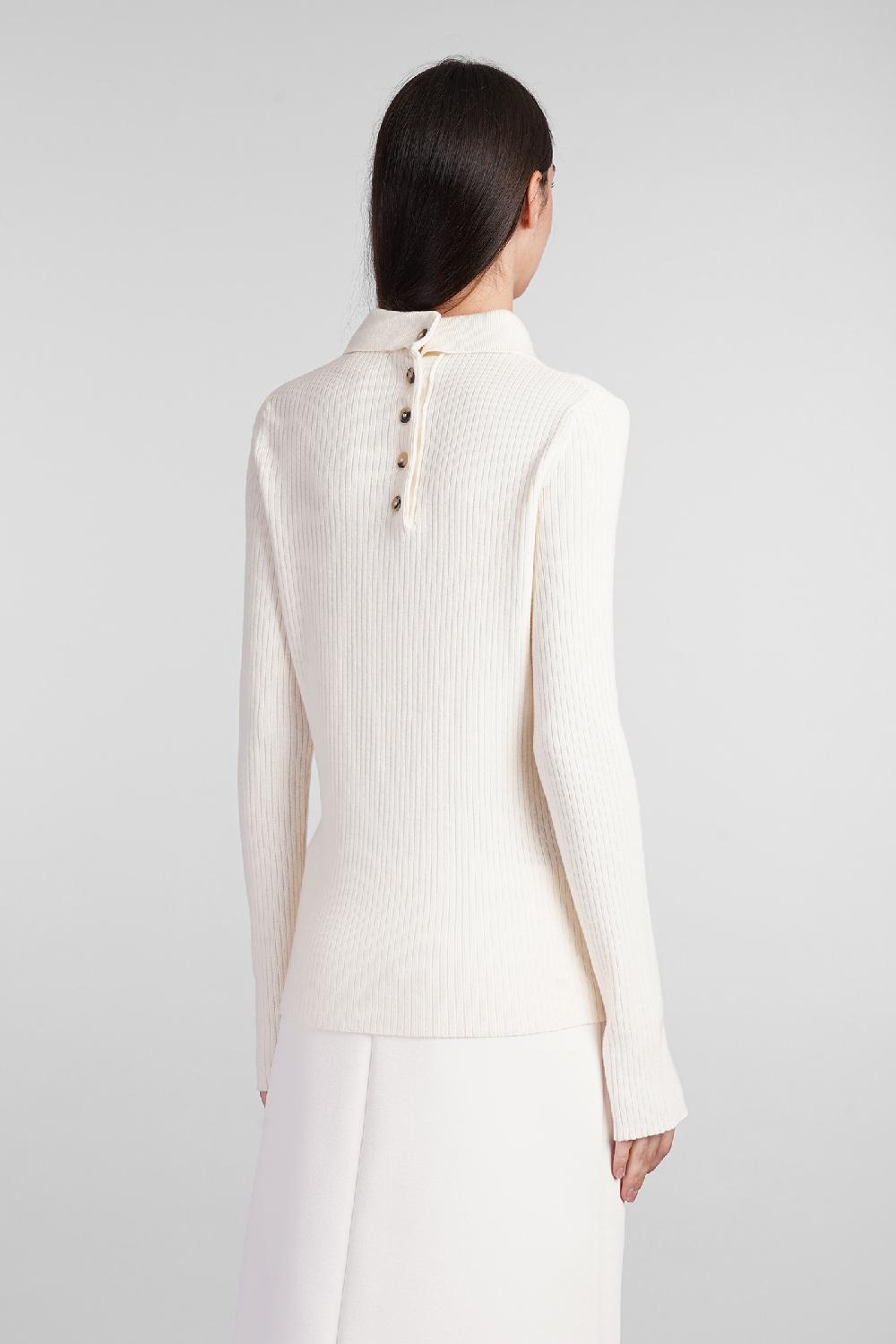 Deliberti Courreges Polo in cotone beige cod. 408569 - Deliberti The Luxury Shopping Qualità
