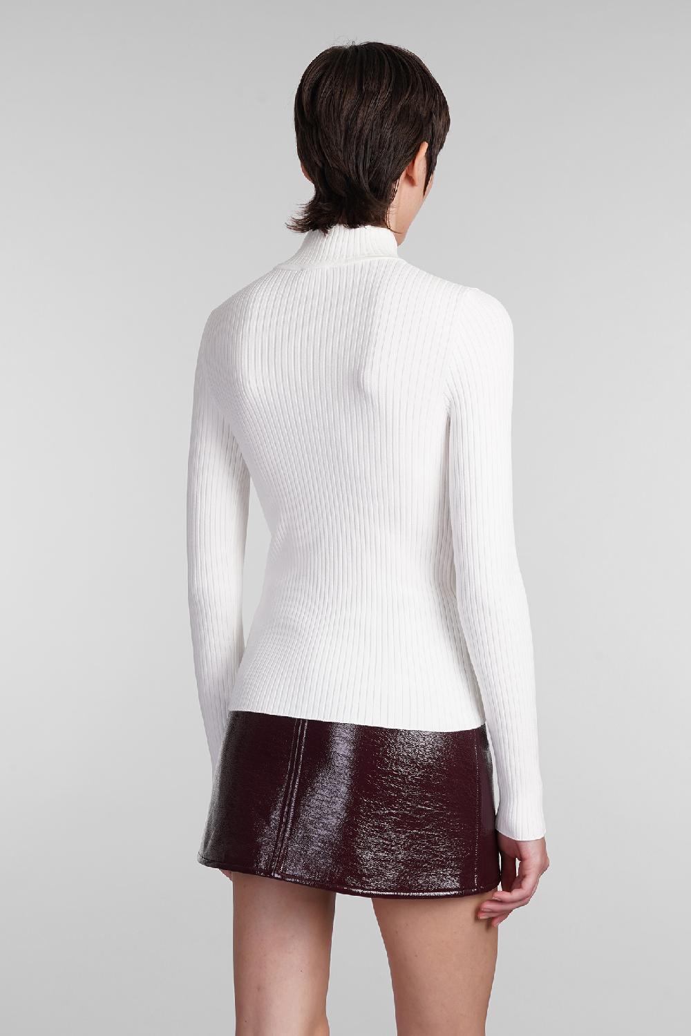 Deliberti Courreges Maglia in viscosa bianca cod. 408092 - Deliberti The Luxury Shopping Spedizione Gratuita