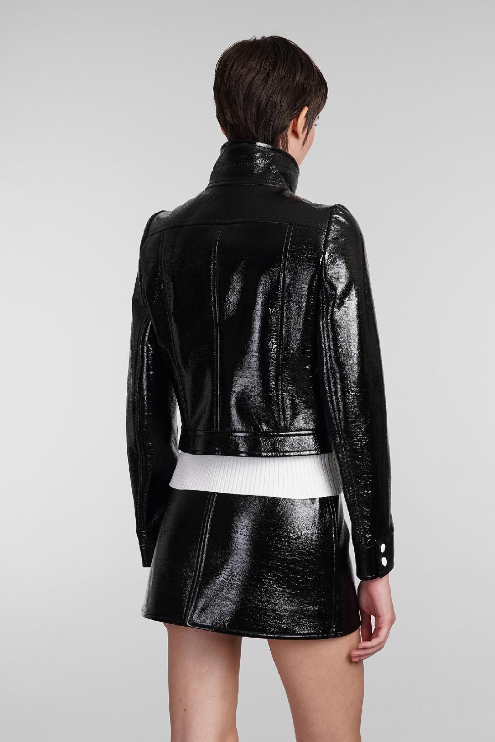 Deliberti Courreges Giacca casual in poliuretano nero cod. 408098 - Deliberti The Luxury Shopping Consegna Veloce
