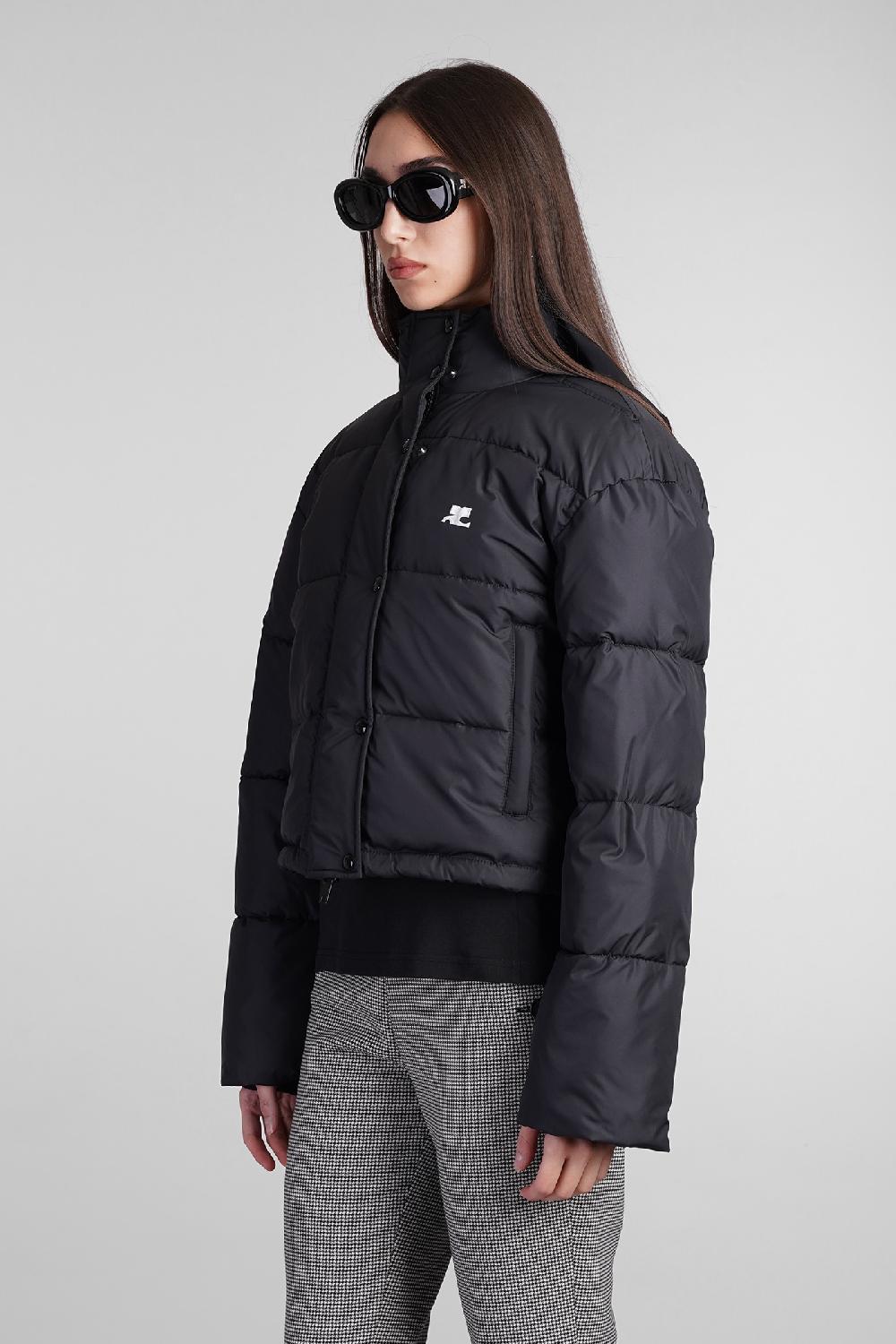 Deliberti Courreges Piumino in poliestere nero cod. 408116 - Deliberti The Luxury Shopping Offerta