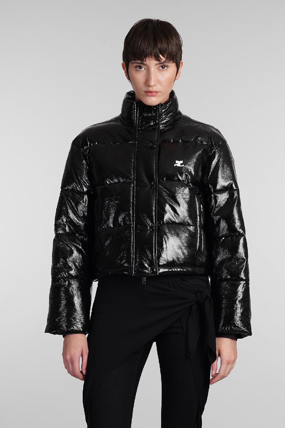 Deliberti Courreges Piumino in poliammide nera cod. 408117 - Deliberti The Luxury Shopping