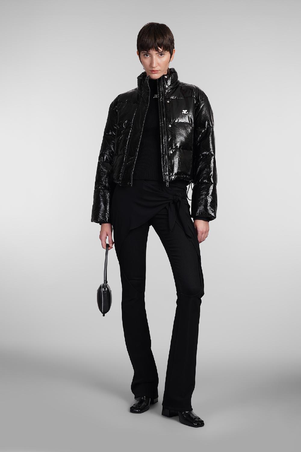 Deliberti Courreges Piumino in poliammide nera cod. 408117 - Deliberti The Luxury Shopping Economico